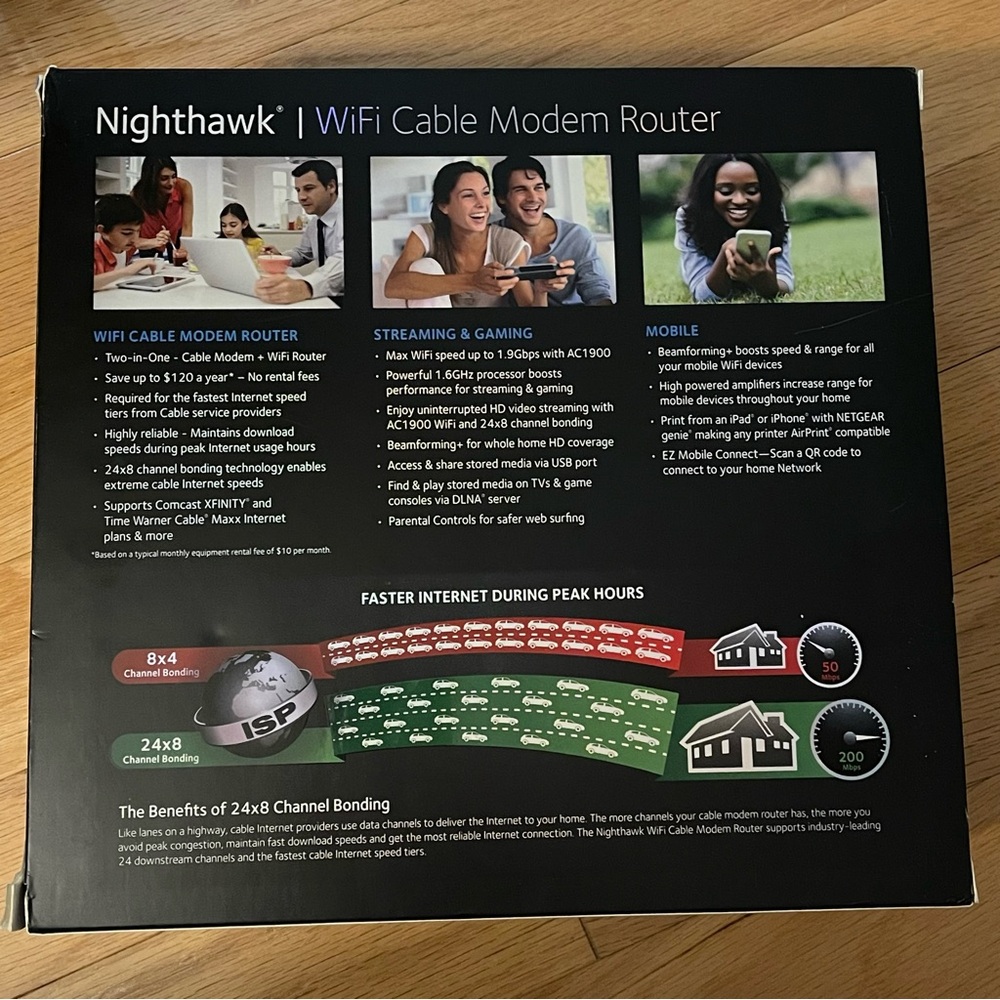 NETGEAR AC1900 Nighthawk C7000 - Picture 2 of 12